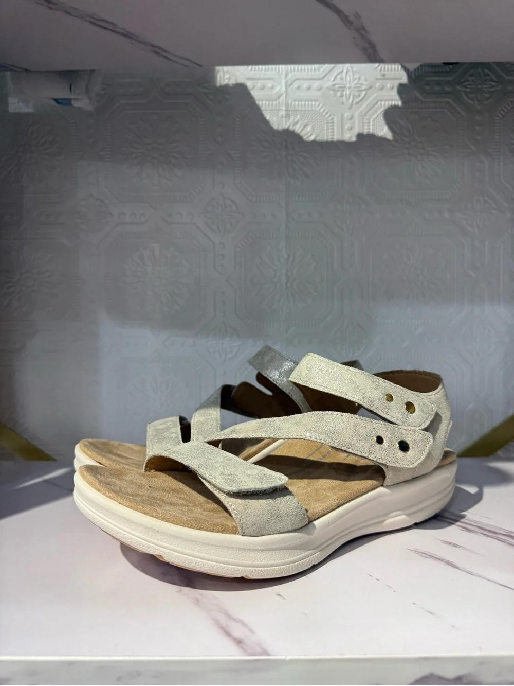 Aetrex Savannah Champagne EN2005 - Strappy Women’s Sandal